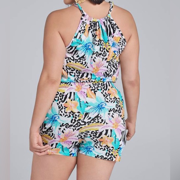 Venus - Multi Printed Romper (NWT) - Picture 2 of 8